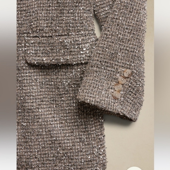 Banana Republic Tinsel Tweed Blazer - Picture 6 of 7